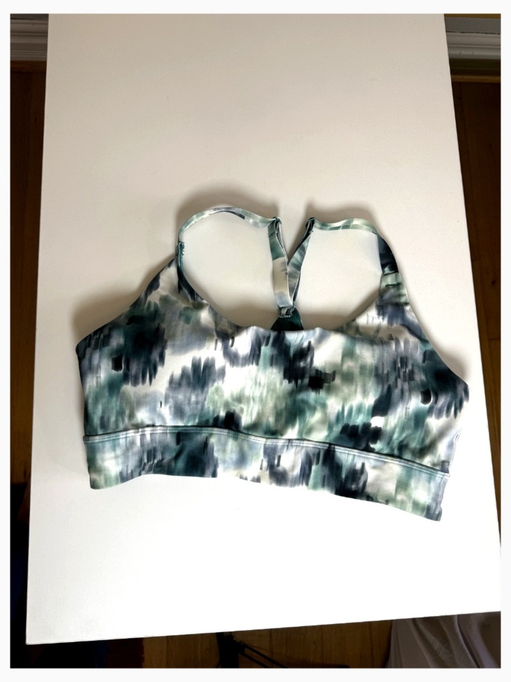 NovaSport Green Print Sports Bra Size XL